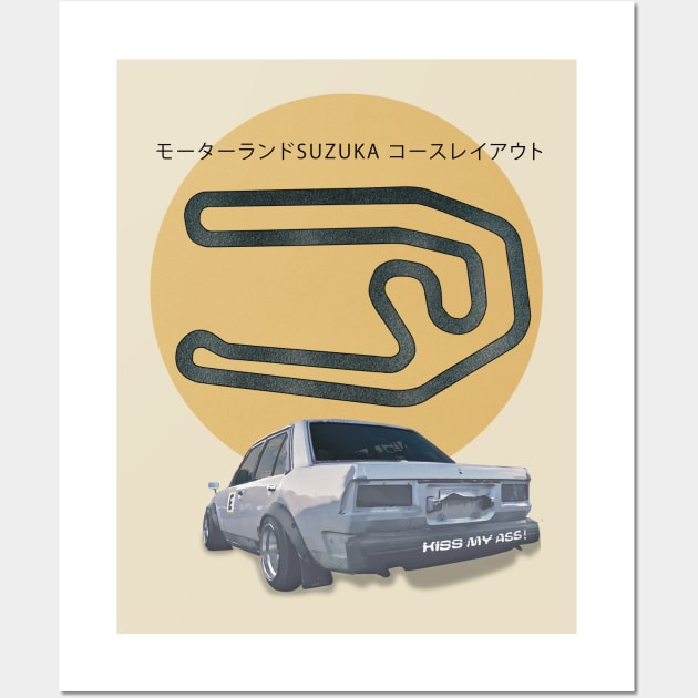 TE71 Corolla - Kiss my Ass! Wall Art by Oneliest